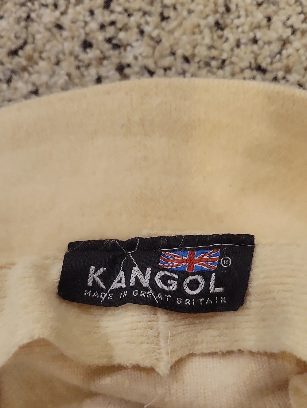 Vintage Kangol Bucket Hat Cream